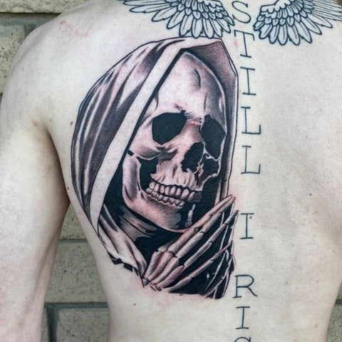 Grim Reaper Skeleton Tattoo Best Skeleton Tattoo Ideas