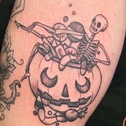 Halloween Skeleton Tattoo Best Skeleton Tattoo Ideas