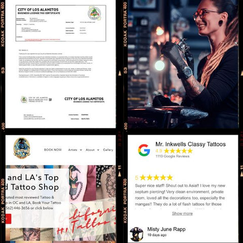 Health Inspection and Business Walk In Tattoos Near Me