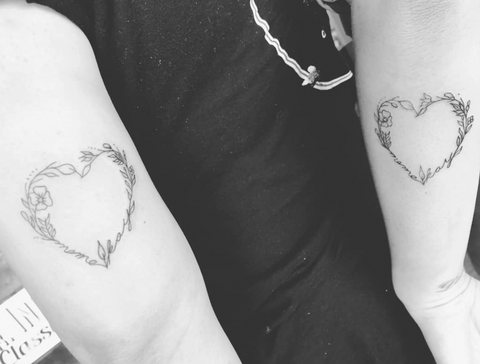 Heart Couples Tattoos