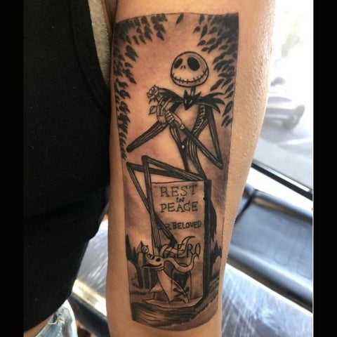 Jack Skellington Tattoo Best Skeleton Tattoo Ideas