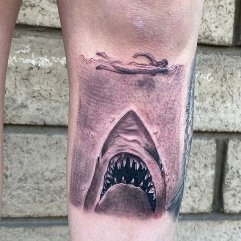 Jaws Tattoo Horror Icon Tattoos