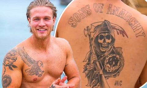 Jax Teller Sons Of Anarchy TV Show Tattoos