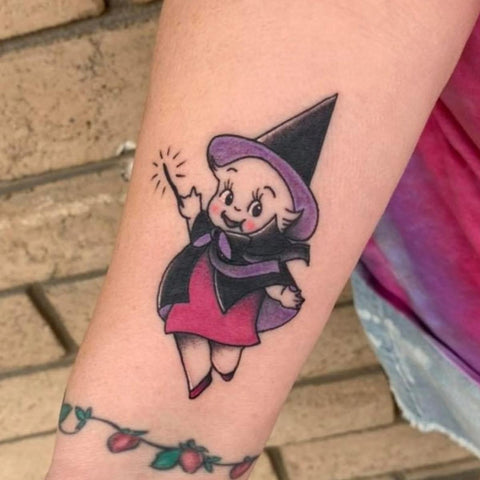 Kewpie Witch Occult Tattoo Best Occult Tattoo Ideas