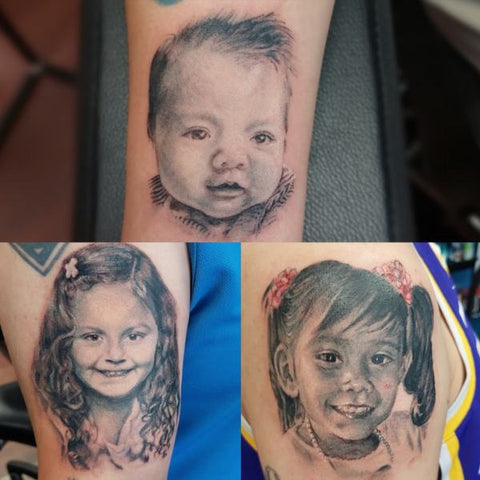 75 Portrait Tattoo Ideas Realistic Dogs Cats Family  People Designs   DMARGE