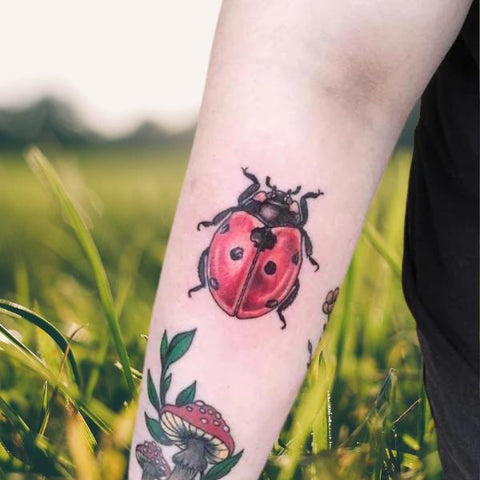 Ladybug Tattoo Stock Vector Illustration and Royalty Free Ladybug Tattoo  Clipart