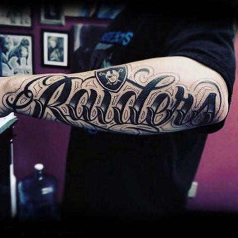 Las Vegas Raiders Tattoo Best NFL Tattoo Ideas