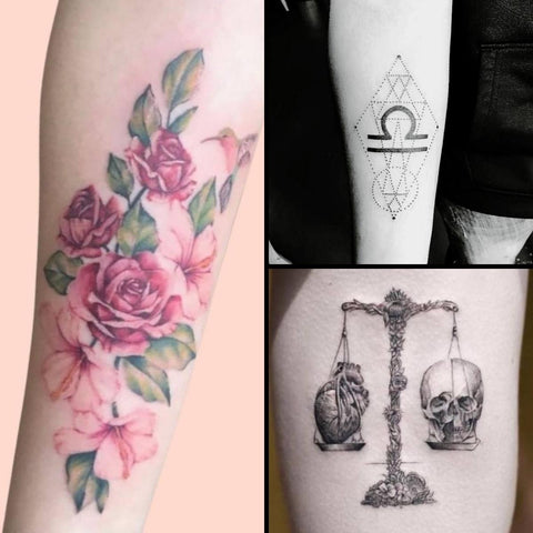 taurus and libra sign tattoos