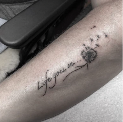 Tattoo tagged with: english tattoo quotes, small, never be a prisoner of  your past, julianrozis, languages, facebook, blackwork, twitter, english,  lettering, inner forearm, quotes | inked-app.com