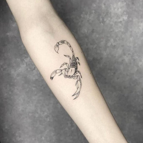 scorpio sign tattoo with stars