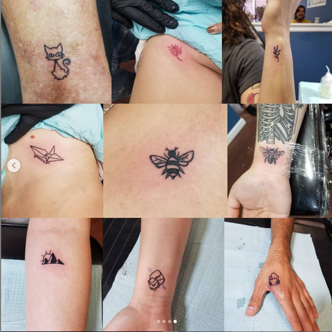 I'm a tattoo artist and there's standard tattoos everyone get and regrets  in 10 years time - they just turn into blobs | The US Sun