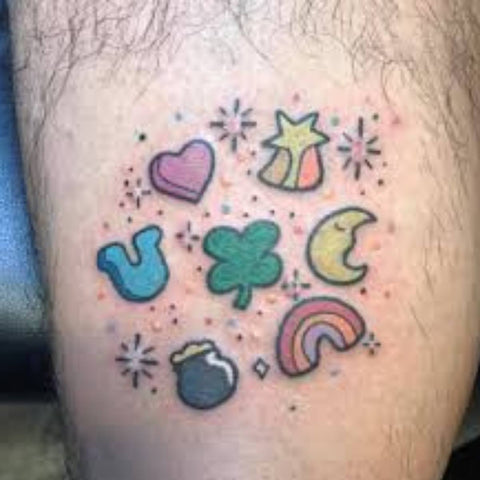 Lucky Charms Tattoo Best St. Pattys Day Tattoos