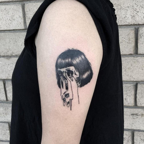 Two Faced Girl Tattoo