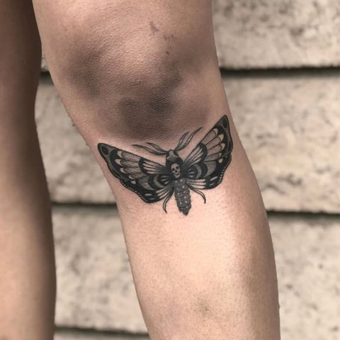Moth Spring tattoo Best Spring Tattoo Ideas