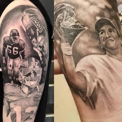 New York Giants Tattoo Best NFL Football Tattoo Ideas