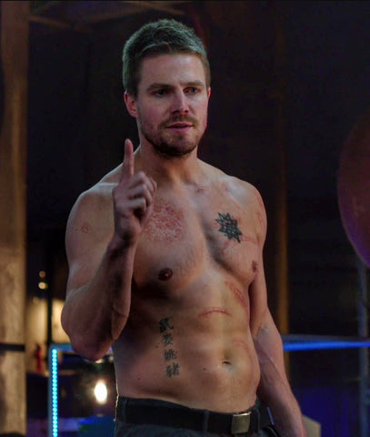 Stephen Amell  First off this is a great tattoo Secondarily I have  fantastic hand writing  Facebook