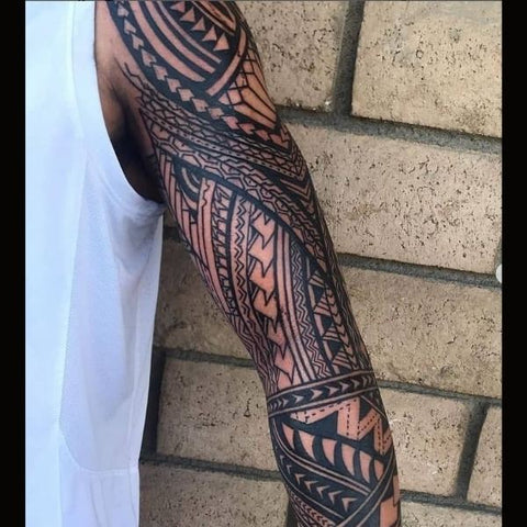 Polynesian Tribal Arm Tattoo Best Tribal Tattoo Ideas