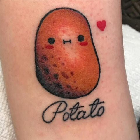 Potato Tattoo Best Thanksgiving Tattoo Ideas