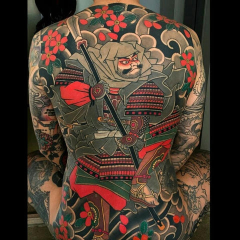 traditional samurai warrior tattoos