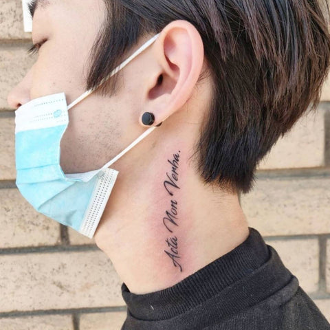 𝓑𝓵𝓮𝓼𝓼𝓮𝓭  Tattoos for guys Side neck tattoo Tattoos  Neck tattoo  for guys Side neck tattoo Small neck tattoos