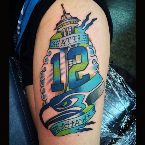 cool football tattoo designs