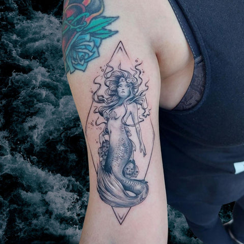 Siren Mermaid Tattoo Greek Mythology Tattoos