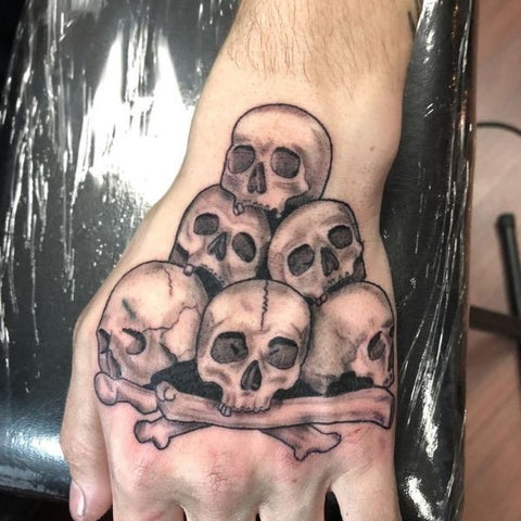 Skull and Bones Tattoo Best Skeleton Tattoo Ideas