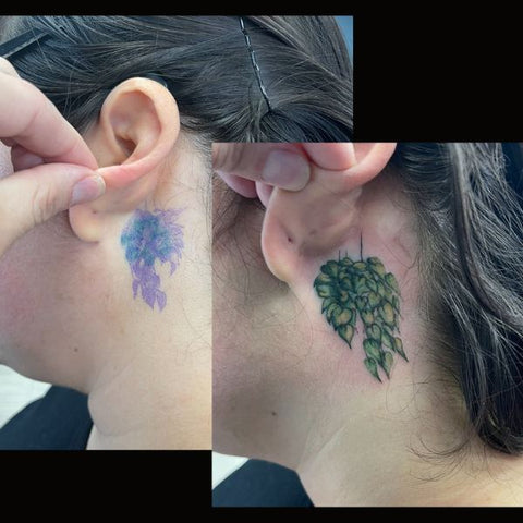 Small Behind Ear Tattoo Cover Up Best Tattoo Cover Ups