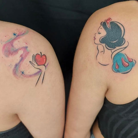 Snow White Friend Tattoo Best Friendship Tattoos