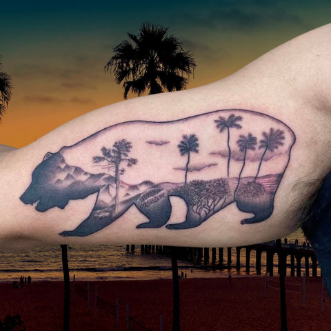 State Tattoos California Bear Tattoo Best Patriotic Tattoos Ideas