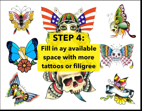 Step 4 How To Make a Tattoo Flash Sheet