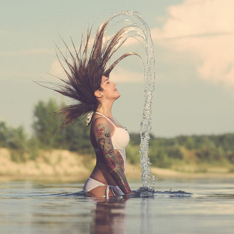 Swimming With a New Tattoos