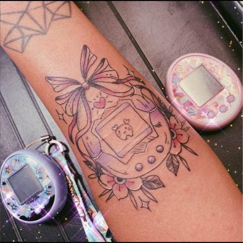 Tamagotchi Tattoo Best Video Game Tattoo Ideas