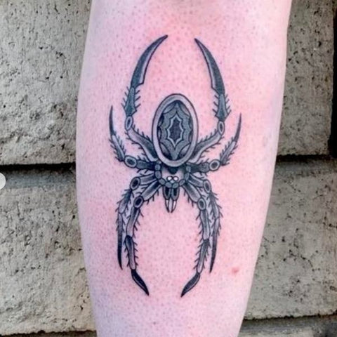 Traditional Southwest Spider Tattoo - Tattoos by Jake B