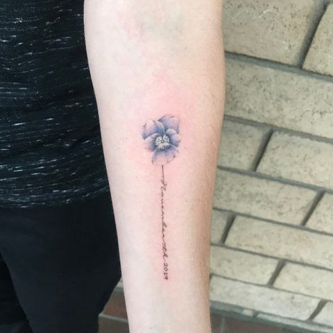 Image result for february birth flower tattoo  Fake tattoo sleeves Birth  flower tattoos Beautiful flower tattoos