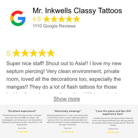 Walk in Tattoo shop Reviews Walk In Tattoos Near Me