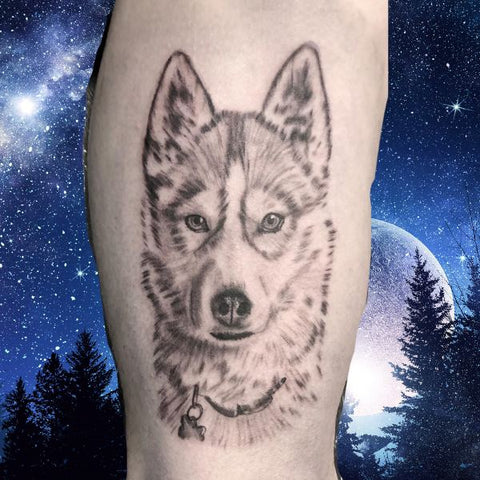 Wolf Dog Tattoo Best Wolf Tattoos