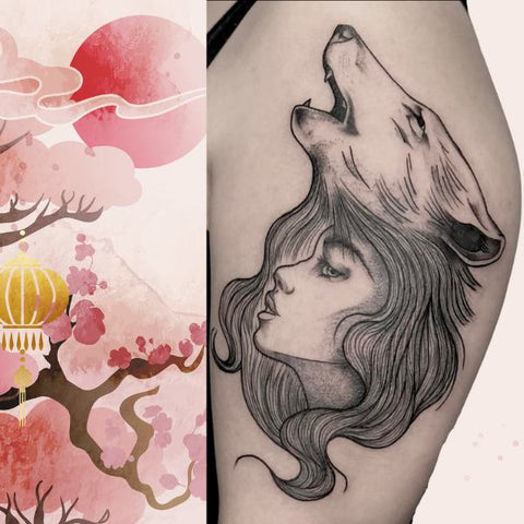 Year of the Dog Tattoo Best Chinese Zodiac Sign Tattoo Ideas