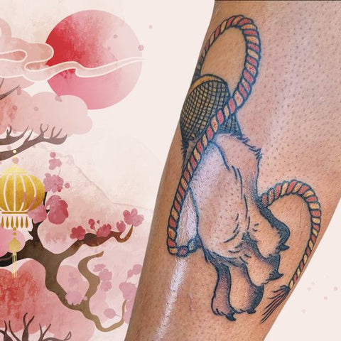 Chinese zodiac signs set Rat ox bull tiger rabbit dragon snake  horse ram monkey rooster dog boar heads stylized Maori face tattoo  Vector illustration Stock Vector  Adobe Stock