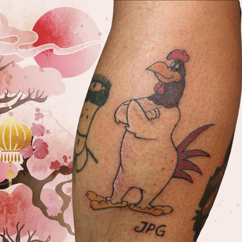 Tattoo uploaded by Cosmo Cam  I say Foghorn leghorn from the other dat   Tattoodo