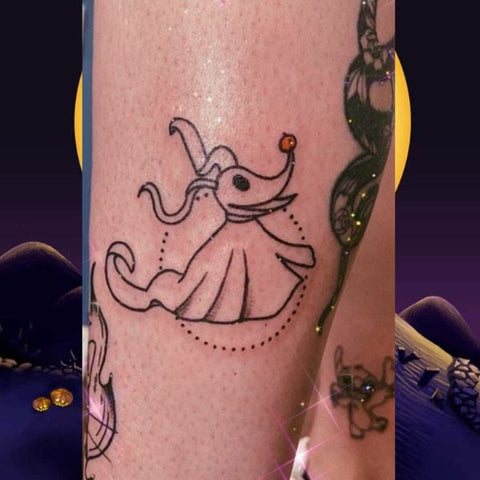 Zero Dog Tattoo Best Nightmare Before Christmas Tattoos