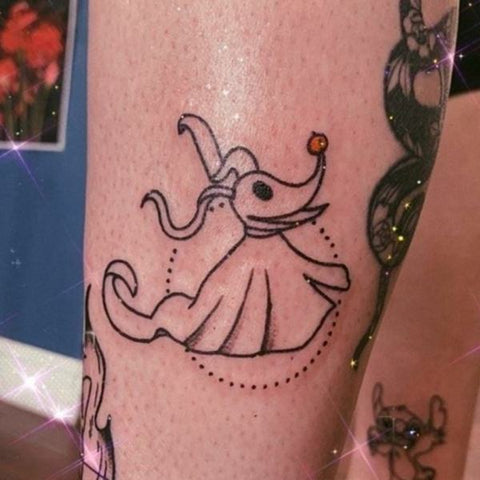 Zero Nightmare Before Christmas Tattoo Best Halloween Tattoo Ideas