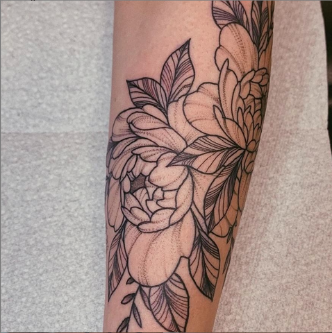 Peony tattoo Design  Peonies tattoo Tattoos Tattoo designs