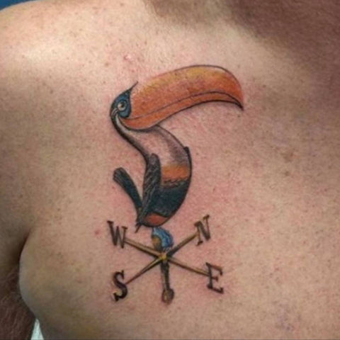 guinness bird logo tattoo st patricks day tattoos