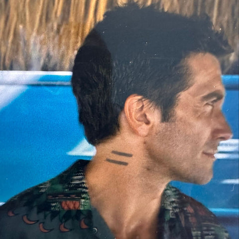 jake gyllenhaal roadhouse Neck tattoo Best Movie Tattoos