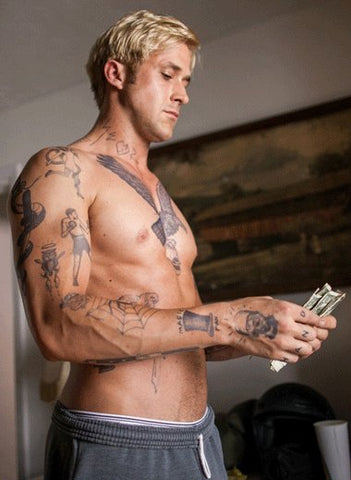 Luke Glanton in The Place Beyond The Pines Tattoos Ryan Gosling
