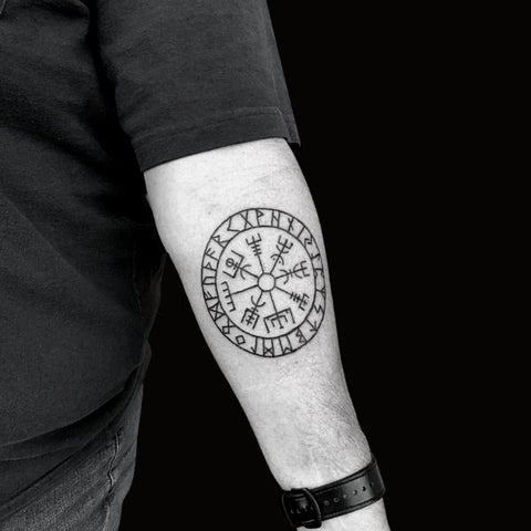 viking compass vegvisir tattoo Best Viking tAttoo Ideas