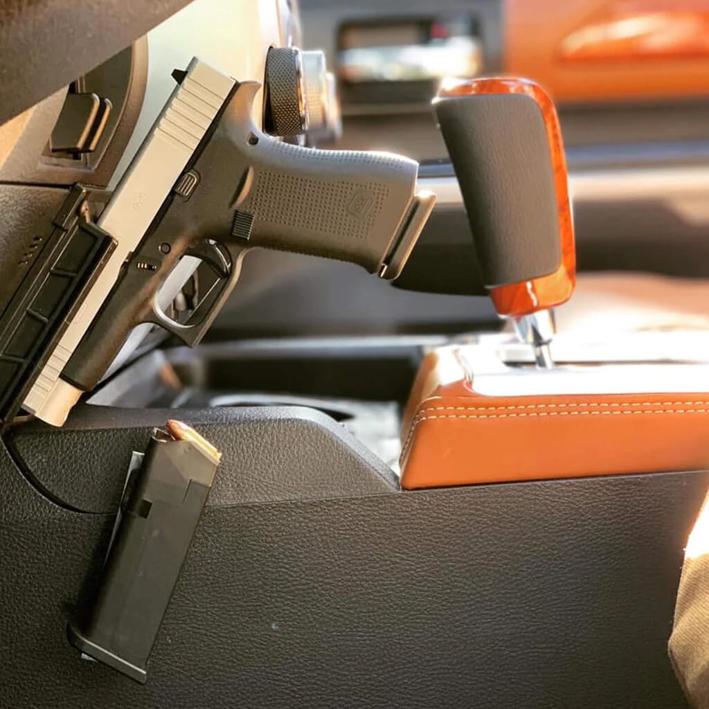 side panel gun mount