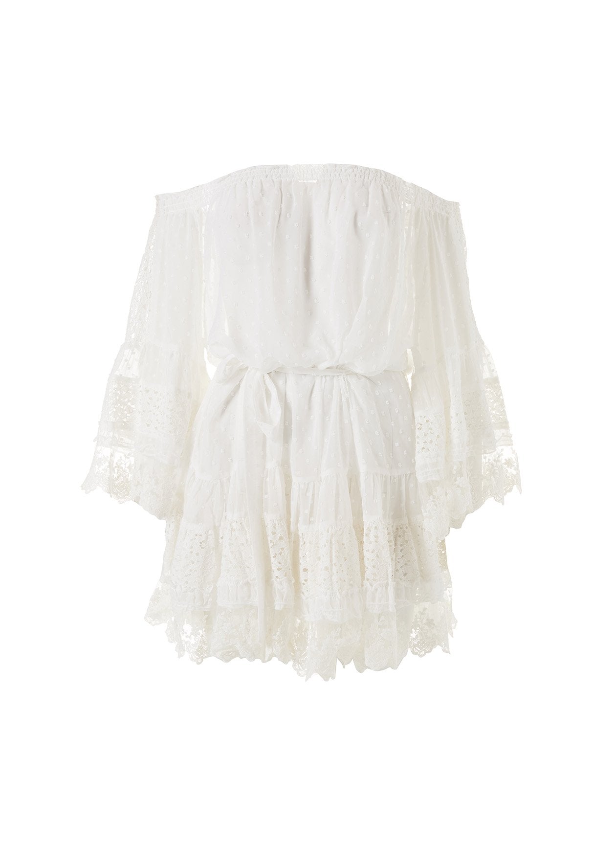 Alice White Lace Off The Shoulder Dress & Melissa Odabash EU