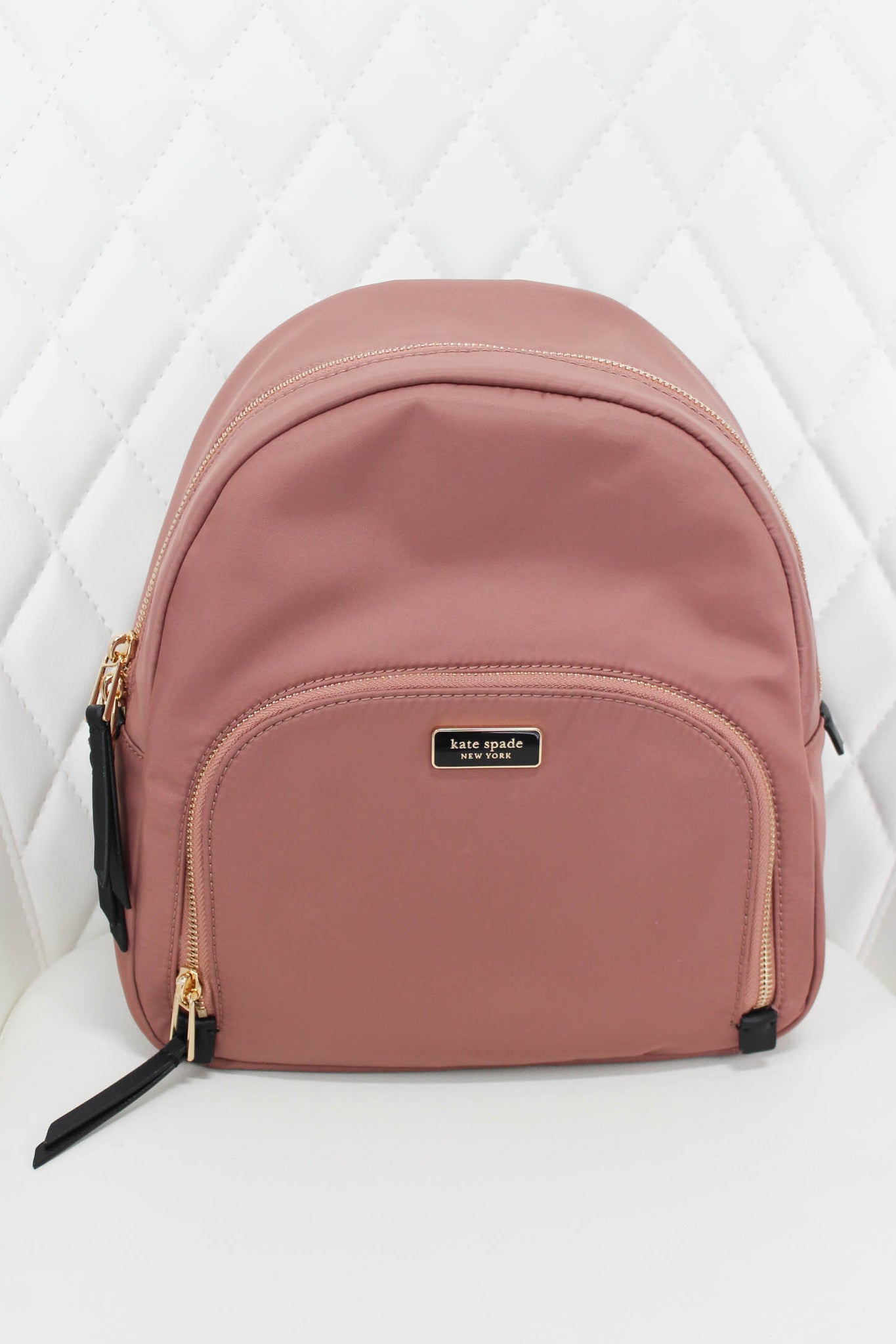 kate spade rose gold backpack